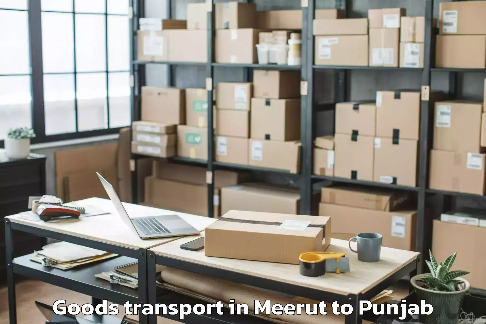 Reliable Meerut to Budhlada Goods Transport